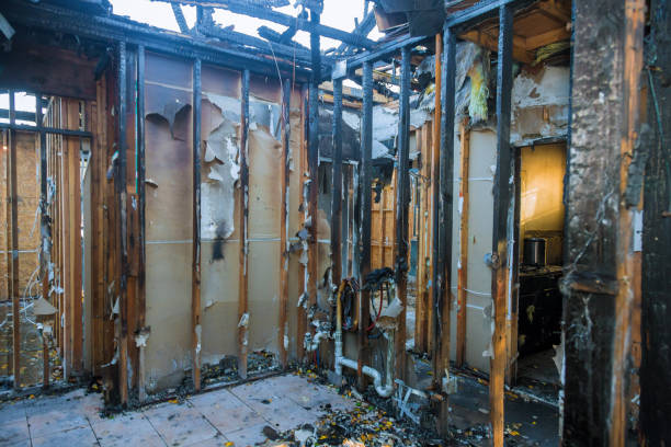 Professional Fire Damage Removal technician working in Coaldale, PA